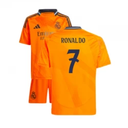 Dětské Cristiano Ronaldo #7 Fotbalové Dresy Real Madrid 2024-25 Venkovní Dres Komplet