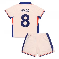 Dětské Enzo Fernández #8 Fotbalové Dresy Chelsea FC 2024-25 Venkovní Dres Komplet