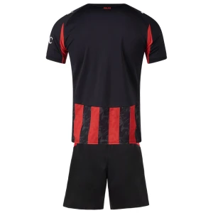 Dětské Fotbalové Dresy AC Milan 2025-26 Domácí Dres Komplet