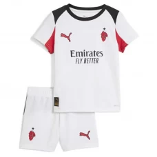 Dětské Fotbalové Dresy AC Milan 2025-26 Venkovní Dres Komplet
