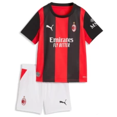Dětské Fotbalové Dresy AC Milan 2026-27 Domácí Dres Komplet