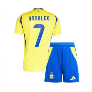 Dětské Fotbalové Dresy Al-Nassr FC Cristiano Ronaldo #7 2024-25 Domácí Dres Komplet