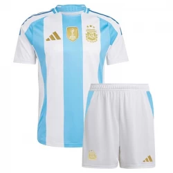 Dětské Fotbalové Dresy Argentina Copa America 2024 Domácí Dres Komplet