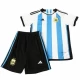 Dětské Fotbalové Dresy Argentina Mistrovství Světa 2022 Domácí Dres Komplet