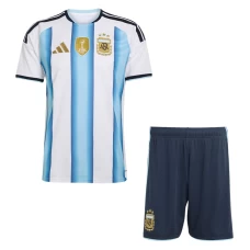 Dětské Fotbalové Dresy Argentina Mistrovství Světa 2026 Domácí Dres Komplet