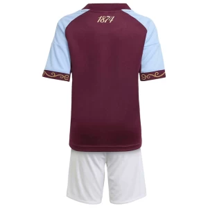 Dětské Fotbalové Dresy Aston Villa 2025-26 Domácí Dres Komplet