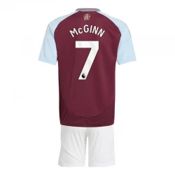 Dětské Fotbalové Dresy Aston Villa McGinn #7 2024-25 Domácí Dres Komplet
