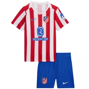 Dětské Fotbalové Dresy Atlético Madrid 2025-26 Domácí Dres Komplet
