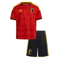 Dětské Fotbalové Dresy Belgie Mistrovství Světa 2026 Domácí Dres Komplet