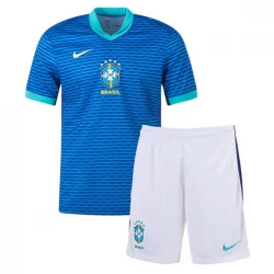 Dětské Fotbalové Dresy Brazílie Copa America 2024 Venkovní Dres Komplet
