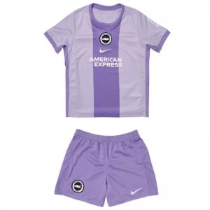 Dětské Fotbalové Dresy Brighton Hove Albion 2025-26 Venkovní Dres Komplet
