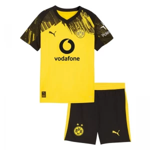 Dětské Fotbalové Dresy BVB Borussia Dortmund 2025-26 Domácí Dres Komplet