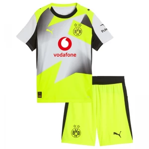 Dětské Fotbalové Dresy BVB Borussia Dortmund 2025-26 Venkovní Dres Komplet