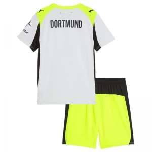 Dětské Fotbalové Dresy BVB Borussia Dortmund 2025-26 Venkovní Dres Komplet