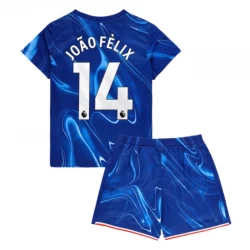 Dětské Fotbalové Dresy Chelsea FC Joao Felix #14 2024-25 Domácí Dres Komplet