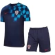 Dětské Fotbalové Dresy Chorvatsko Mistrovství Světa 2022 Venkovní Dres Komplet