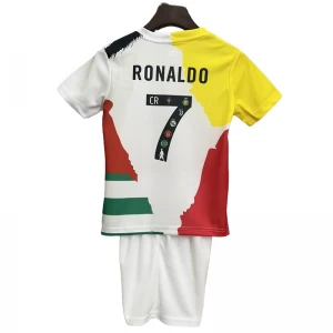 Dětské Fotbalové Dresy Club Mixed Cristiano Ronaldo #7 2025-26 Domácí Dres Komplet