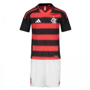 Dětské Fotbalové Dresy CR Flamengo 2025-26 Domácí Dres Komplet