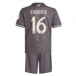 Dětské Fotbalové Dresy Endrick #16 Real Madrid 2024-25 HP Alternativní Dres Komplet