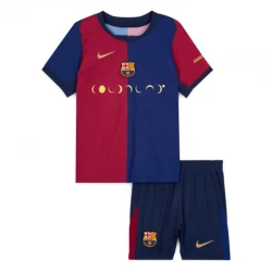 Dětské Fotbalové Dresy FC Barcelona 2024-25 Coldplay Domácí Dres Komplet
