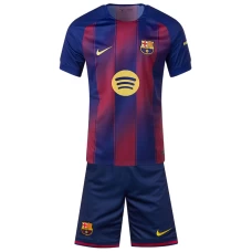 Dětské Fotbalové Dresy FC Barcelona 2025-26 Domácí Dres Komplet
