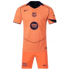 Dětské Fotbalové Dresy FC Barcelona 2025-26 Třetí Dres Komplet