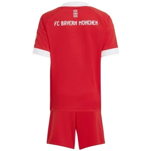 Dětské Fotbalové Dresy FC Bayern München 2025-26 Domácí Dres Komplet
