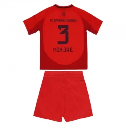 Dětské Fotbalové Dresy FC Bayern München Minjae #3 2024-25 Domácí Dres Komplet