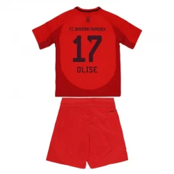 Dětské Fotbalové Dresy FC Bayern München Olise #17 2024-25 Domácí Dres Komplet