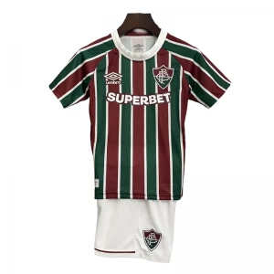 Dětské Fotbalové Dresy Fluminense 2025-26 Domácí Dres Komplet