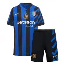 Dětské Fotbalové Dresy Inter Mediolan 2024-25 Domácí Dres Komplet