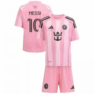 Dětské Fotbalové Dresy Inter Miami CF Lionel Messi #10 2025-26 Domácí Dres Komplet