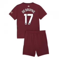 Dětské Fotbalové Dresy Kevin De Bruyne #17 Manchester City 2024-25 Alternativní Dres Komplet
