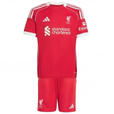Dětské Fotbalové Dresy Liverpool FC 2025-26 Domácí Dres Komplet
