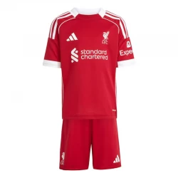 Dětské Fotbalové Dresy Liverpool FC 2025-26 Domácí Dres Komplet