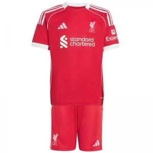 Dětské Fotbalové Dresy Liverpool FC 2025-26 Domácí Dres Komplet