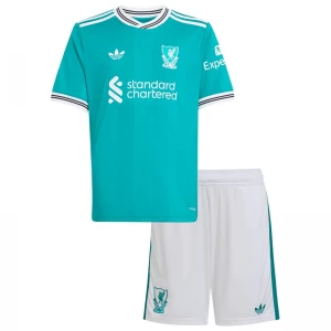 Dětské Fotbalové Dresy Liverpool FC 2025-26 Třetí Dres Komplet