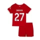 Dětské Fotbalové Dresy Liverpool FC Darwin #27 2023-24 Domácí Dres Komplet