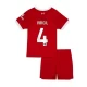 Dětské Fotbalové Dresy Liverpool FC Virgil van Dijk #4 2023-24 Domácí Dres Komplet