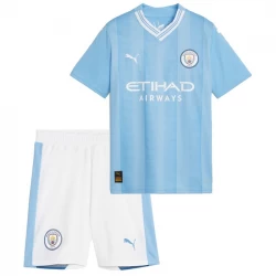 Dětské Fotbalové Dresy Manchester City 2023-24 Domácí Dres Komplet