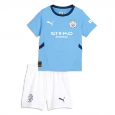 Dětské Fotbalové Dresy Manchester City 2024-25 Domácí Dres Komplet
