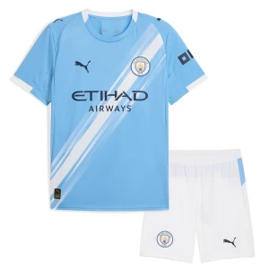 Dětské Fotbalové Dresy Manchester City 2025-26 Domácí Dres Komplet
