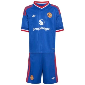 Dětské Fotbalové Dresy Manchester United 2026-27 Venkovní Dres Komplet