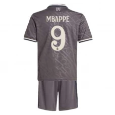 Dětské Fotbalové Dresy Mbappe #9 Real Madrid 2024-25 Alternativní Dres Komplet