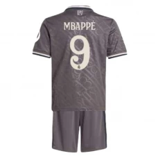 Dětské Fotbalové Dresy Mbappe #9 Real Madrid 2024-25 HP Alternativní Dres Komplet