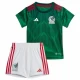 Dětské Fotbalové Dresy Mexiko Mistrovství Světa 2022 Domácí Dres Komplet