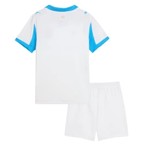 Dětské Fotbalové Dresy Olympique de Marseille 2025-26 Domácí Dres Komplet