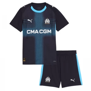 Dětské Fotbalové Dresy Olympique de Marseille 2025-26 Venkovní Dres Komplet