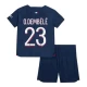 Dětské Fotbalové Dresy Paris Saint-Germain PSG Ousmane Dembélé #23 2023-24 Domácí Dres Komplet