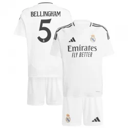 Dětské Fotbalové Dresy Real Madrid Jude Bellingham #5 2024-25 Domácí Dres Komplet